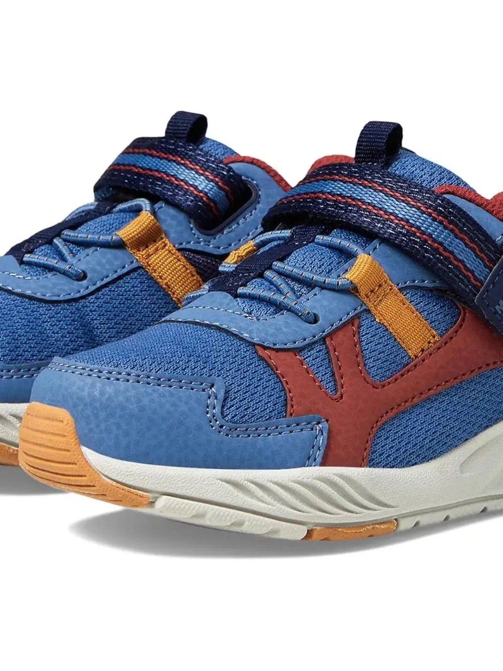 Stride Rite NEW Kids Blue & Red Athletic Sneakers Boys 10M back to school shoes